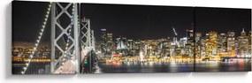 Obraz Brooklyn Bridges i Nowego Jorku (170x50 cm)
