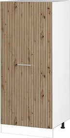 Wysoka szafa dąb rzemieślniczy 60x57x143 r-line