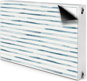 Magnes dekoracjny na kaloryfer Niebieskie linie