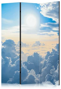 Parawan dwustronny Pejzaże 135x172 cm 3-częściowy szary ARTGEIST B