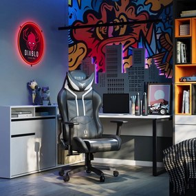 Lampka gamingowa ścienna Diablo - neon LED 54 cm