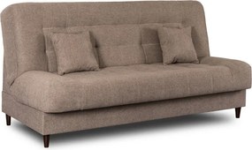 Sofa z Funkcją Spania NEPAL Wersalka Rozkładana Dwuosobowa Brązowa Nowoczesna do Salonu