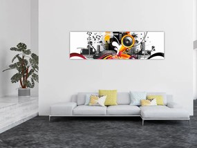 Obraz - Muzyka (170x50 cm)