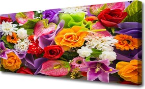 Obraz na płótnie Delikatny Motyw Kwiatowy