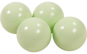 Plastikowe piłeczki do suchego basenu 7cm, 50 szt, jasnozielone - meowbaby®
