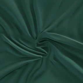 Kvalitex Prześcieradło satynowe z gumkąciemnozielony, 80 x 200 cm