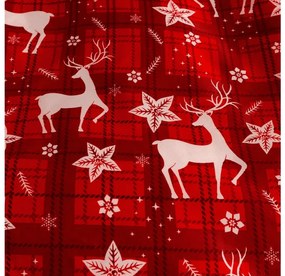 PrzytulneMieszkanie.pl PrzytulneMieszkanie.pl Pościel z mikrofibry VELVET CHRISTMAS czerwone Rozmiar pościeli: 70 x 90 cm | 140 x 200 cm