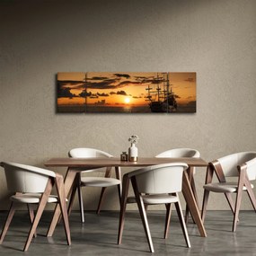 Obraz - Statek piracki (170x50 cm)