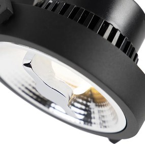 Reflektor szynowy LED 3-fazowy czarny 15W 2700K w komplecie z AR111 - Expert