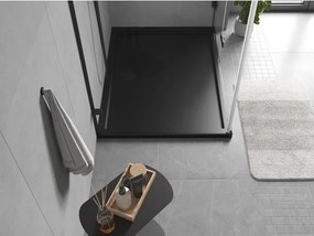Mexen Flow brodzik prostokątny slim 120 x 70 cm, czarny mat - 46R707012