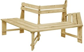 Drewniana ławka pod pień drzewa - Monroi 3X