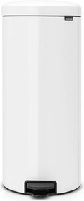 Kosz na śmieci z pedałem Newicon 30L Biały Brabantia - Delikatne Zamykanie i Antyzapachowy