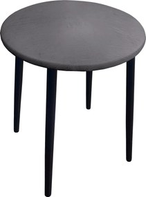 Taboret TRIX stelaż metalowy STOŁEK LOFT : Kolor nogi - Czarna stożek, Kolor tkaniny - SKAJ - AL11, Typ tkaniny - Skaj