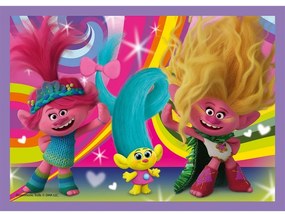 Trefl Puzzle Trolle 3 Kolorowe przygody, 4w1 (35, 48, 54, 70 elem.)