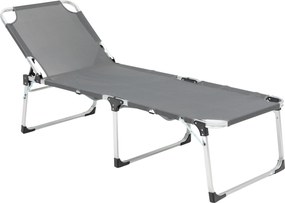 Doppler De-Luxe XL - ogrodowy leżak aluminiowy