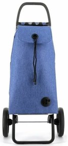 Torba na zakupy Rolser I-Max Tweed 2 Logic RSG nakółkach, niebieska