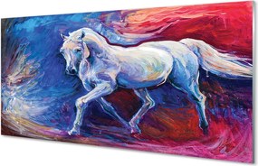 Szklany Panel Sylwetka Konia