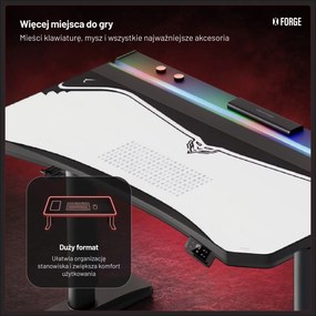 Podkładka ochronna na biurko Diablo X-Forge 140 cm, Nightwolf Moon