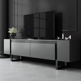 Stolik pod telewizor Yildiz Anthracite and Black