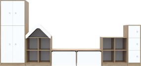 Zestaw modułowych mebli dla przedszkolaków Blox Base 14