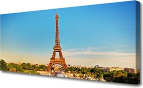 Obraz canvas Majestatyczna Wieża Eiffla w Paryżu