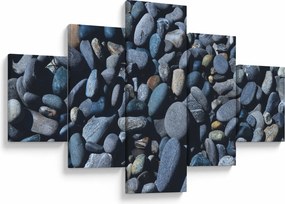 Obraz kamyków z plaży (125x70 cm)