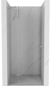 Mexen Roma drzwi prysznicowe uchylne 80 cm, transparent, chrom - 854-080-000-01-00