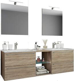 Umywalka 3-częściowa Badinos XXL