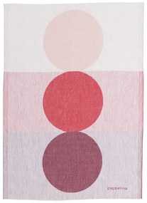 Ścierka z mieszanki lnu 46x66 cm Otto Red – Pappelina