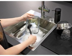 Czarna szczotka do mycia naczyń Wenko Black Outdoor Kitchen Cuvo