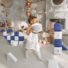 Zestaw klocków magnetycznych do przedszkola JollyHeap Mini - 24 elementy