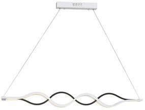 LAMPA WISZĄCA FALA Biała SPLIT 36W LED