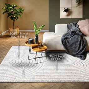 Biały dywan 80x120 cm Panglao New York White – Elle Decoration