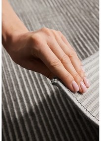 Antracytowo-kremowy chodnik 80x240 cm Perles Dolomite – Elle Decoration