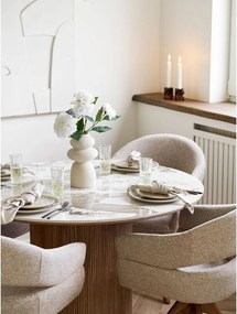 Szarobeżowe kamionkowe talerze zestaw 4 szt. ø 21 cm Viola – House Nordic