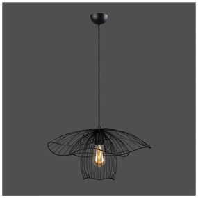 Czarna lampa wisząca Squid Lighting Root, wys. 123 cm