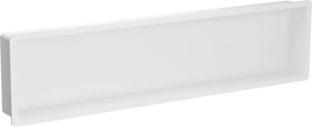Mexen X-Wall-K półka wnękowa z konglomeratu 122,7 x 30,7 cm, biała - 1900123010
