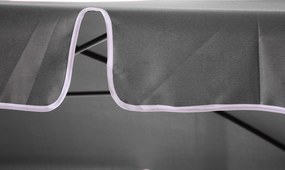 Outsunny Parasol Ogrodowy Składany Ochrona UV Szary Czarny Stylowy i Praktyczny do Ogrodu Balkonu Plaży | Aosom PL