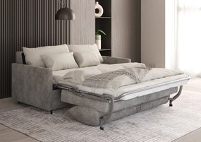 Sofa z funkcją spania Carmen, z materacem i stelażem włoskim