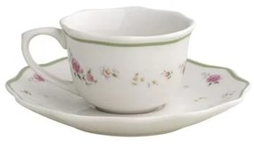 Zestaw 2 porcelanowych filiżanek do kawy Brandani Nonna Rosa