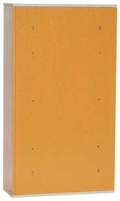 Pomarańczowy regał ścienny z litego drewna jesionowego 60x109 cm Apollo – Hübsch