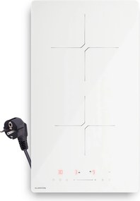 Klarstein PowerGlide 30cm Płyta Indukcyjna 2 Strefy Gotowania Biały