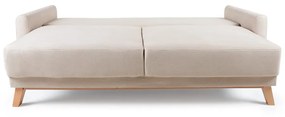 Beżowa sofa rozkładana Bonami Selection Pop