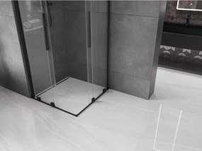 Mexen Velar Duo kabina prysznicowa rozsuwana 90 x 90 cm, transparent, czarna - 871-090-090-02-70