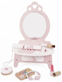 Classic world drewniana toaletka dla dziewczynki z lustrem + prostownica 11 akc