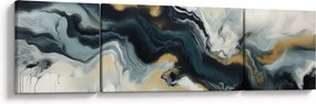Obraz - Rysunek marmurkowy (170x50 cm)
