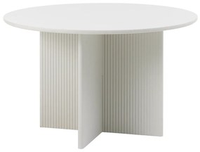 Jasnoszary okrągły stół ø 110 cm Palma – Unique Furniture
