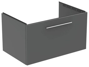 Szara wisząca szafka pod umywalkę 80x44 cm i.Life B – Ideal Standard
