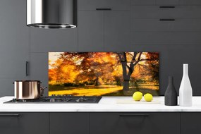 Panel Szklany Złota Jesień w Lesie
