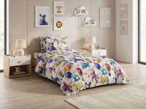 PrzytulneMieszkanie.pl PrzytulneMieszkanie.pl Dziecięca pościel z mikrofibry WOOLIMALS kolorowa Rozmiar pościeli: 70 x 80 cm | 140 x 200 cm